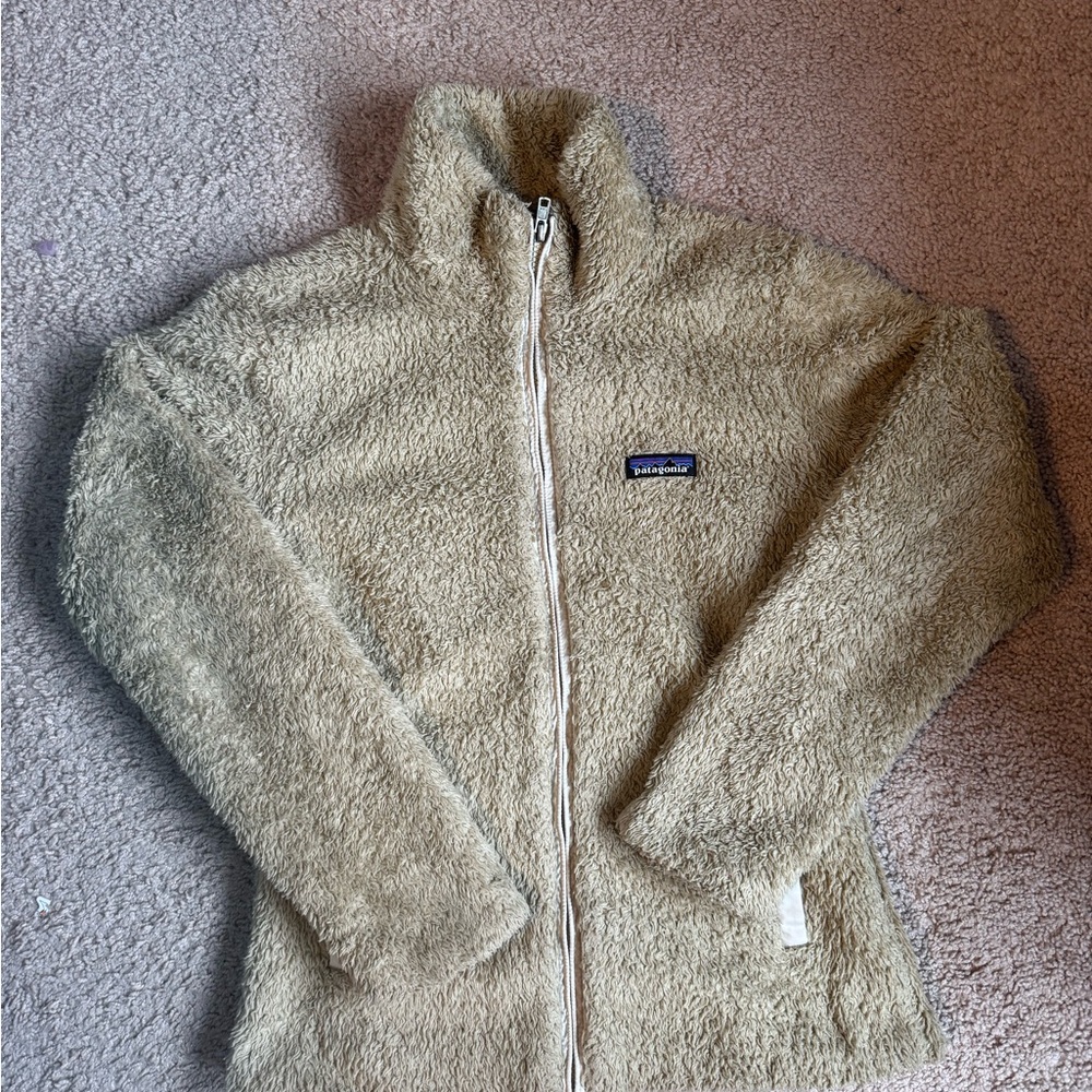 Patagonia Beige Fleece Jacket